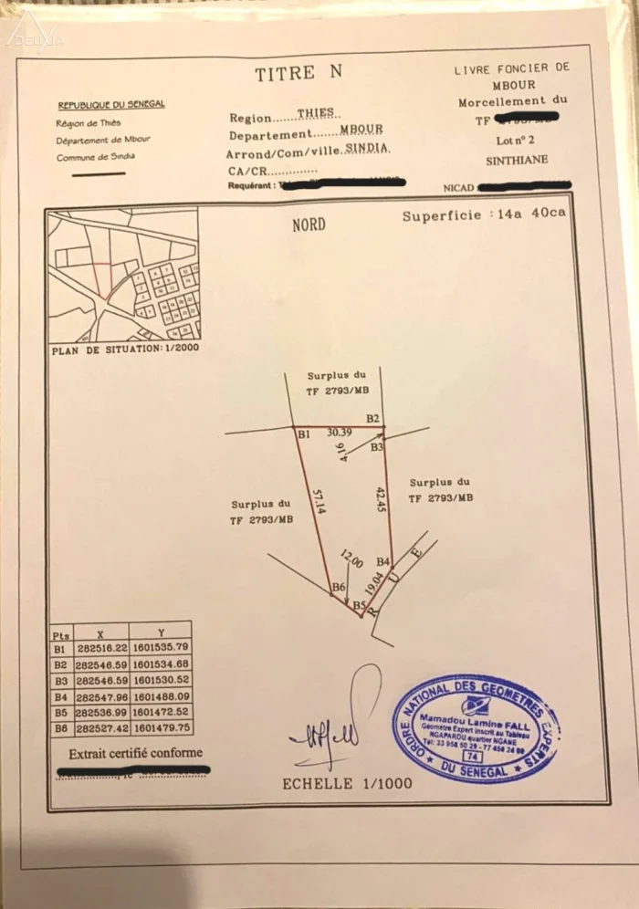 Terrain en vente Nguering — réf. NGR590T