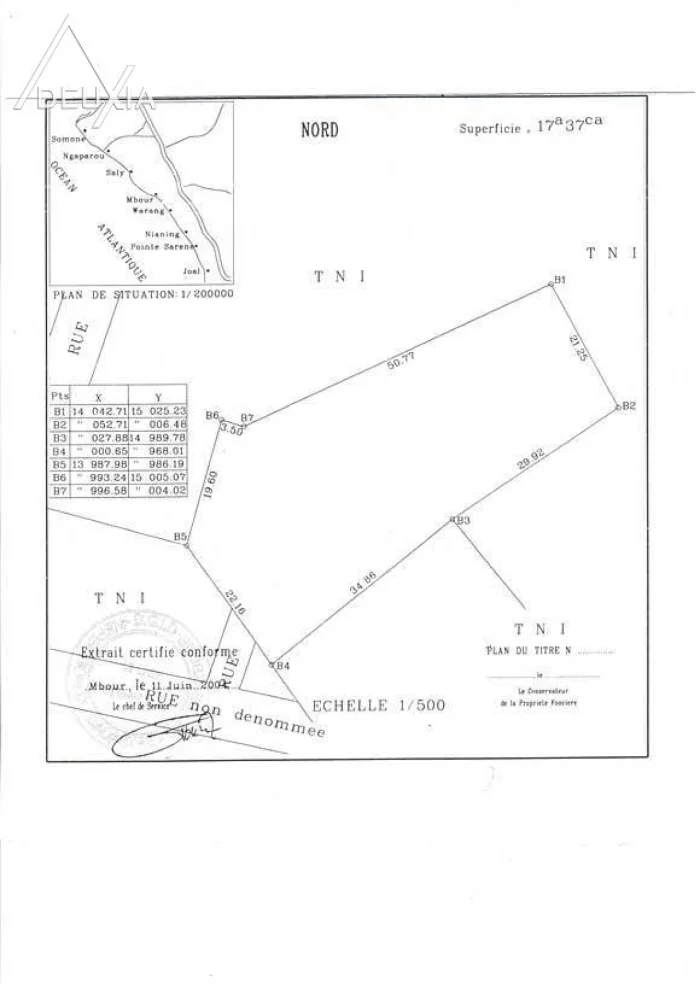 Terrain en vente Warang — réf. WG335